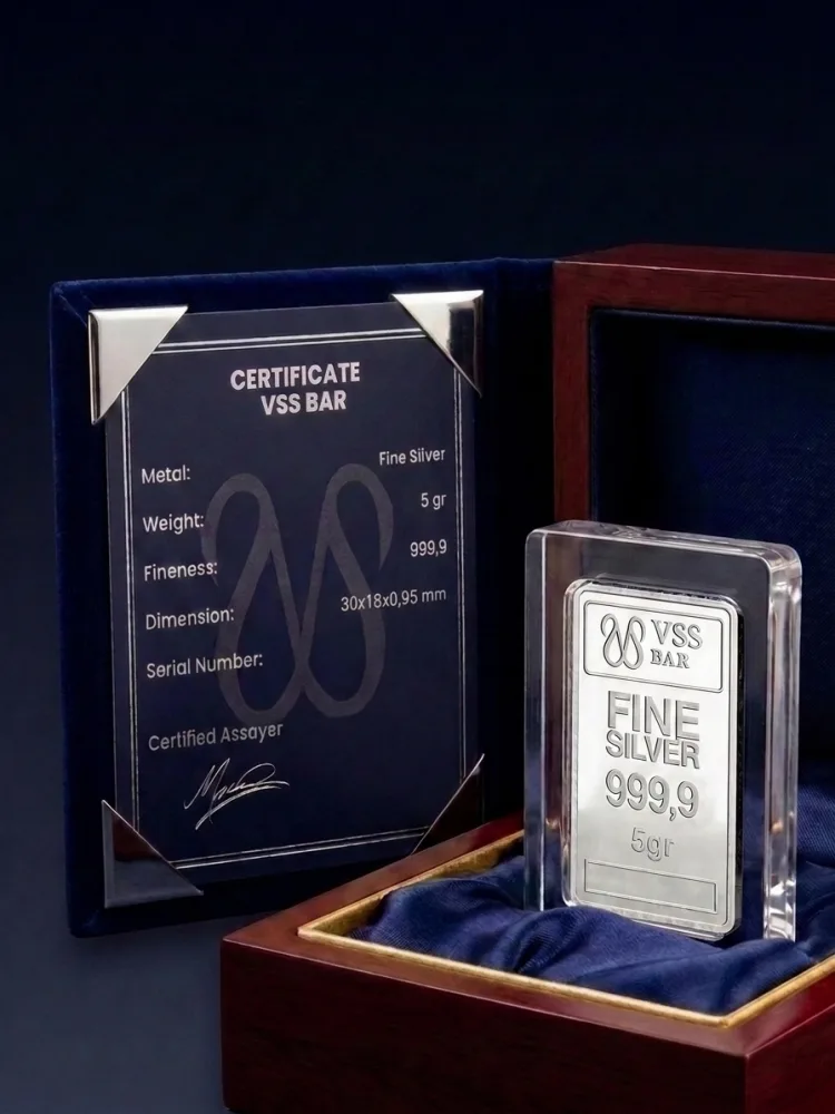 VSS Silver Bar 5 gram - Fine Silver 999.9